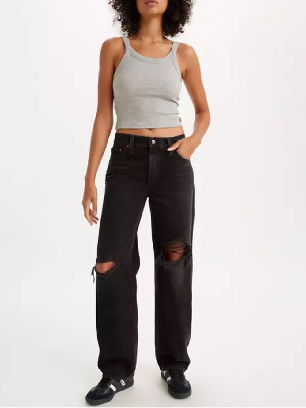 Levi’s Baggy Dad Distressed Jeans Size 24